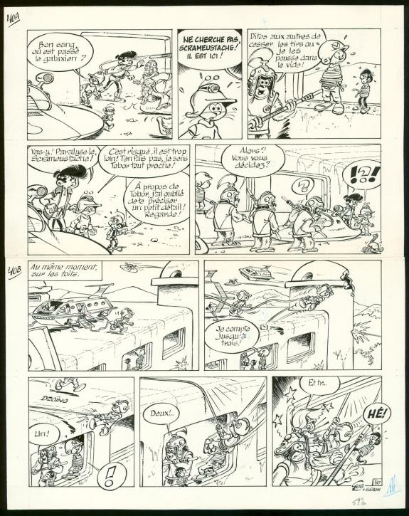 Gos / Walt - Le Scrameustache, Les kromoks en folie, planche