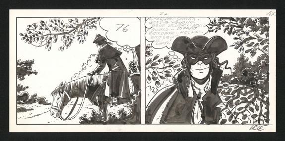 Lele Vianello - Dick Turpin, Strip original n°47