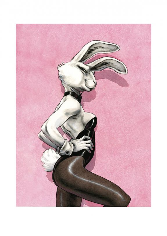 Guznag - Illustration originale, bunny playboy 