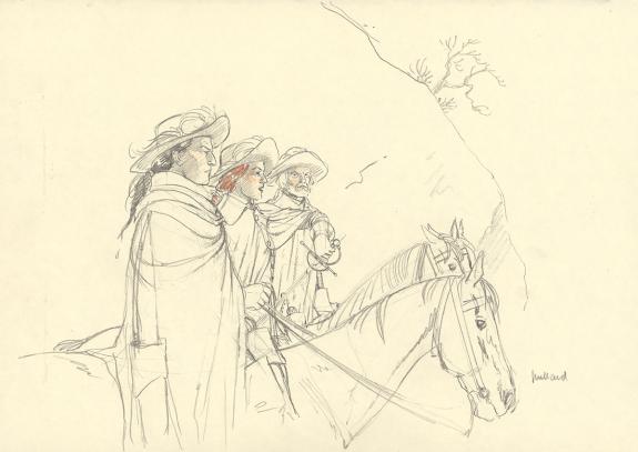 André Juillard - Les 7 Vies de l'Épervier, Illustration orig