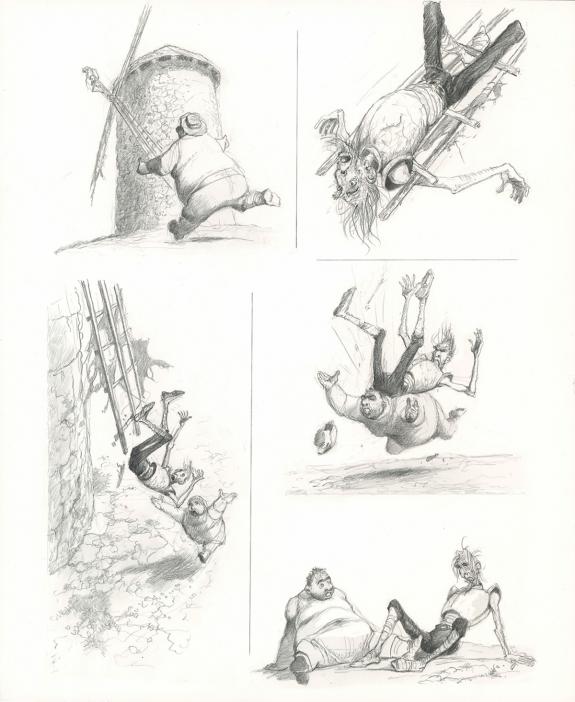 Paul & Gaëtan Brizzi - Don Quichotte, Planche originale n° 0