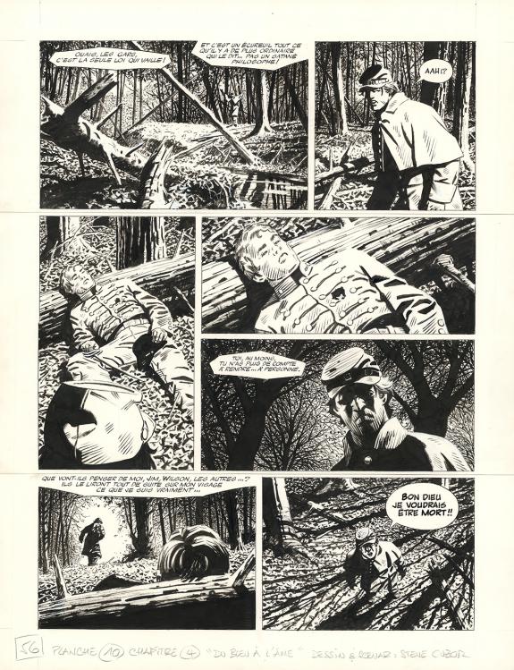 Steve Cuzor - Le combat d'Henry Fleming, Planche originale n