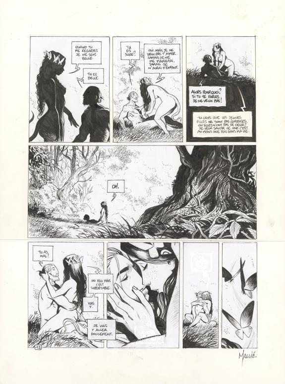 Vincent Mallié - Ténébreuse, Livre second , Planche original