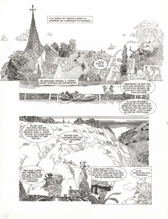 Michel Durand - Les Travailleurs de la mer, Planche original