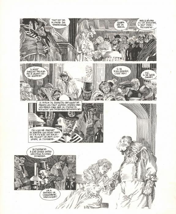 Michel Durand - Les Travailleurs de la mer, Planche original