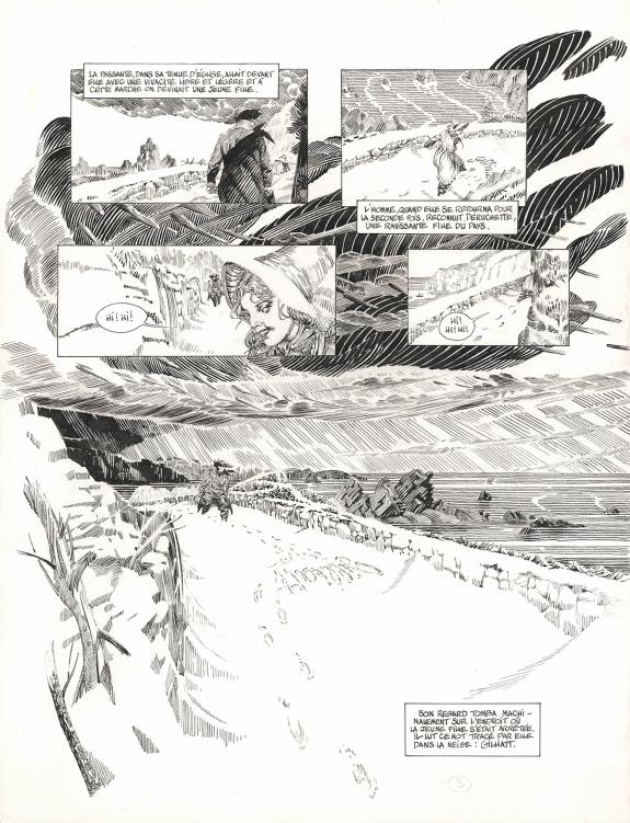 Michel Durand - Les Travailleurs de la mer, Planche original