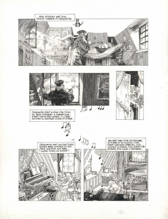 Michel Durand - Les Travailleurs de la mer, Planche original