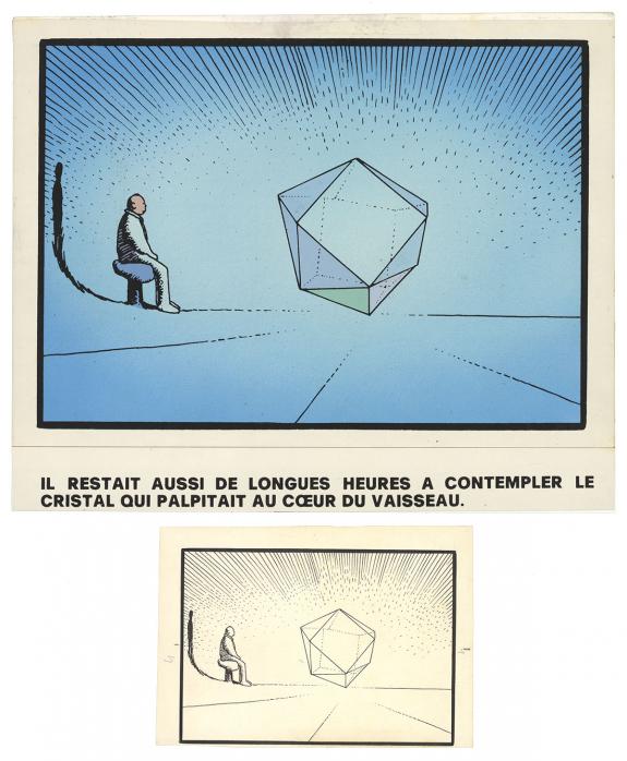 Moebius - Tueur de Monde, Illustration originale n°4, accomp