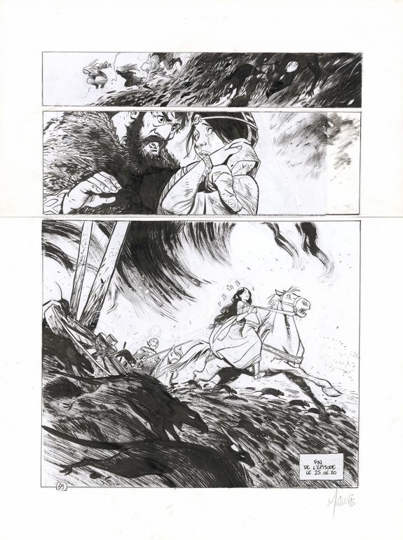 Vincent Mallié - Ténébreuse, Livre premier, Planche original