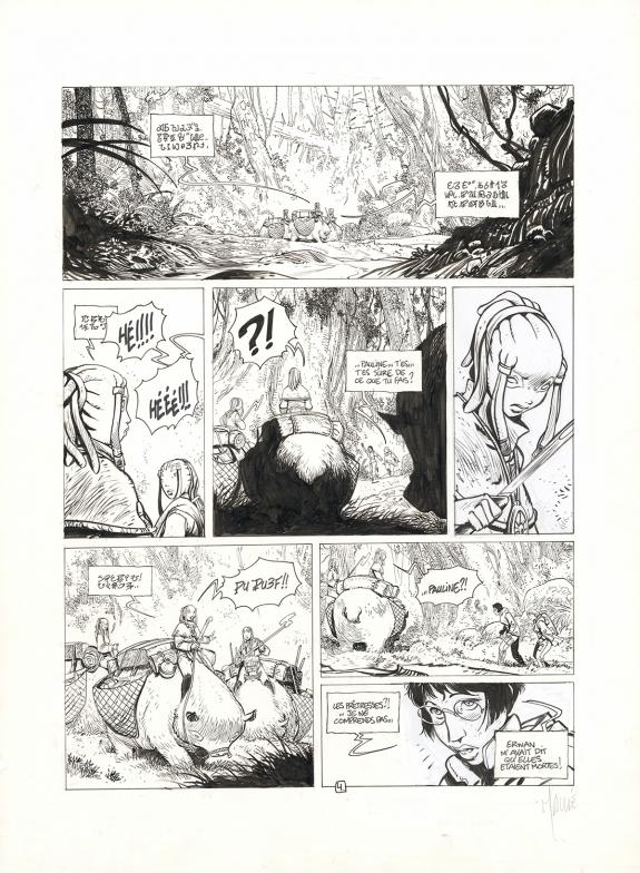 Vincent Mallié - Le Grand Mort, Renaissance, Planche origina