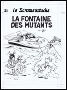 Roland Gos - Le Scrameustache, La Fontaine des mutants, Couv