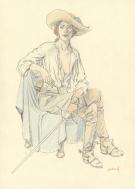 André Juillard - Plume aux Vents, Illustration originale, re