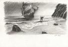 Riff Reb's - L'Île au trésor, Illustration originale, recher