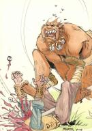 Jean-Louis Mourier - Trolls de Troy, Illustration originale 