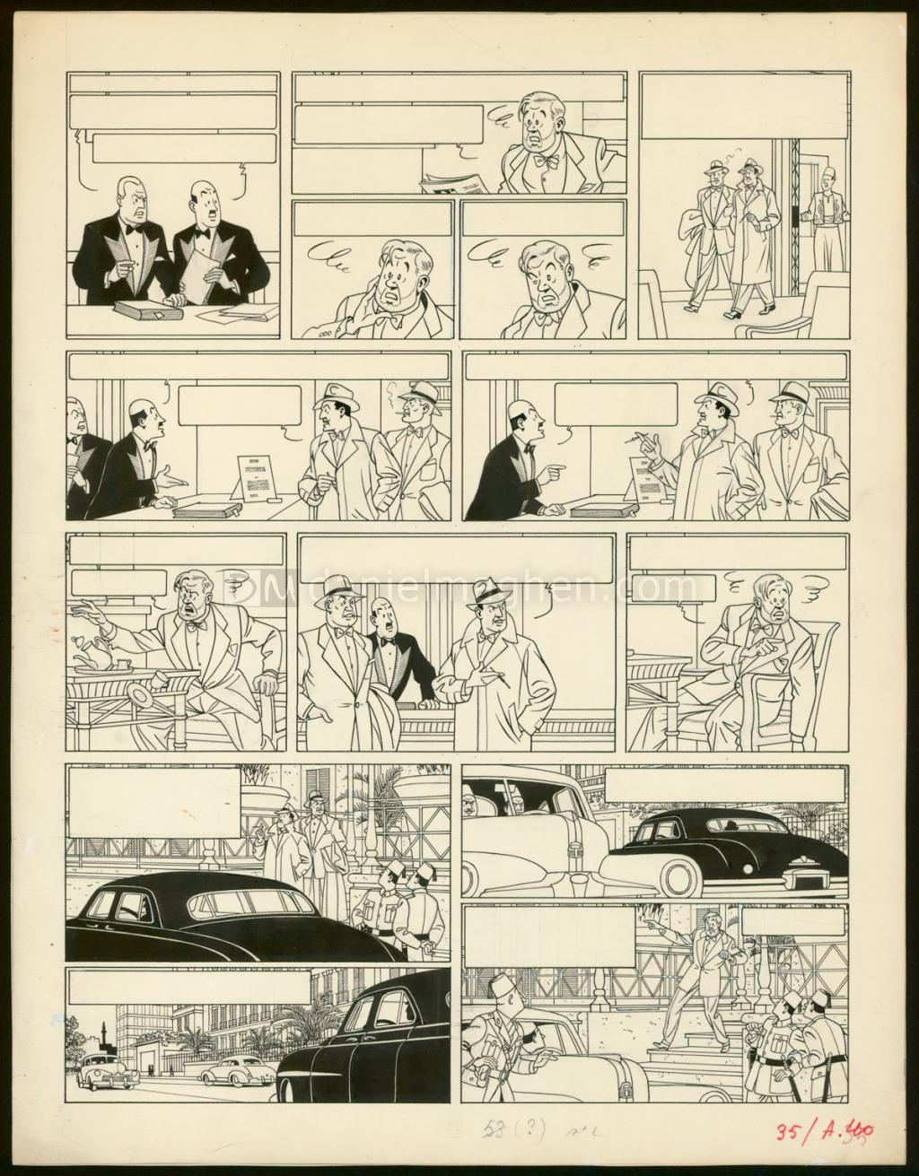 Blake and Mortimer Original Art For Sale | ComicArtTracker