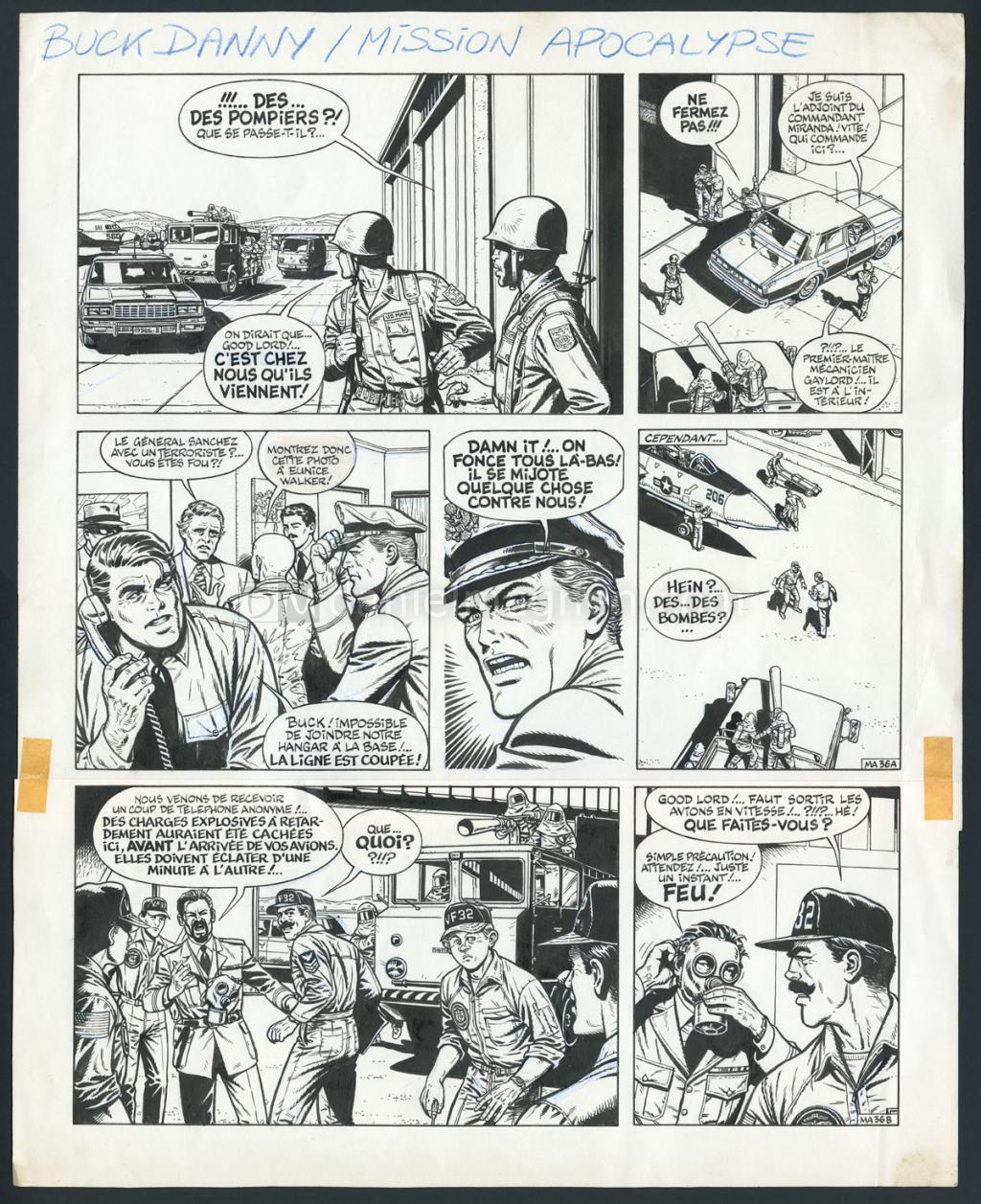 Francis Bergèse Original Art For Sale | ComicArtTracker