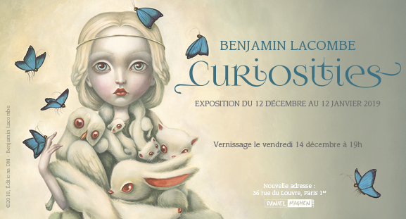Curiosities, une exposition de Benjamin Lacombe, du 12 dcembre au 12 janvier 2019  la galerie Daniel Maghen