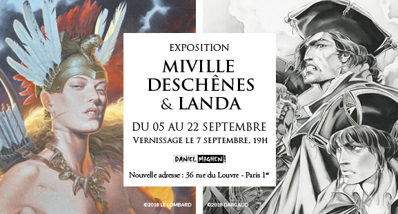 Exposition Miville-Deschnes et Landa, du 5 au 22 septembre 2018
