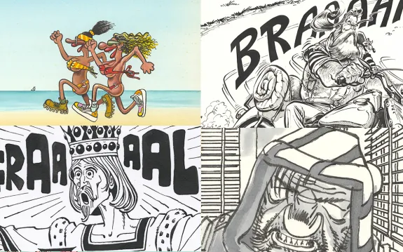 Exposition Gotlib, Coyote, Édika, Goossens et Lelong