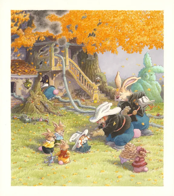 Couverture, La Famille Passiflore , Réédition - Les Beignets flambés, Loïc Jouannigot