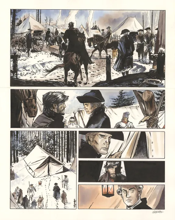 Planche couleur, Nouvelle France, Bernard Vrancken