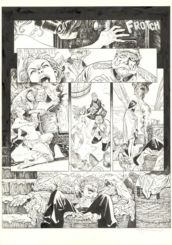 Planche noir et blanc, Shi, Au Commencement était la colère (T.1), Josep Homs