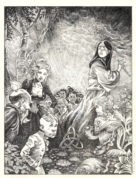 Illustration noir et blanc, Shi, Black Friday (T.5), Josep Homs