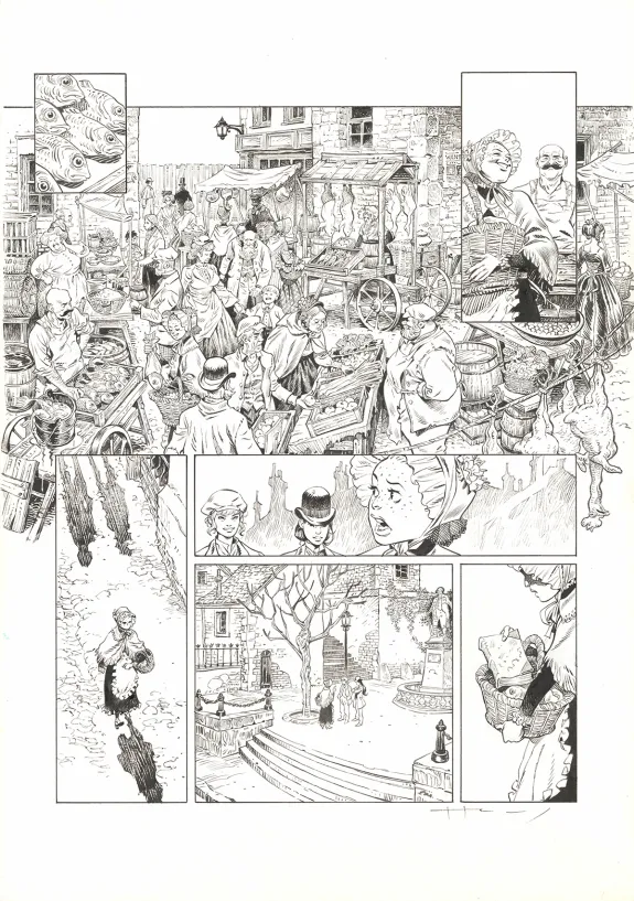 Planche noir et blanc, Shi, Revenge ! (T.3), Josep Homs