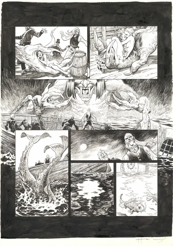 Planche noir et blanc, Shi, Victoria (T.4), Josep Homs