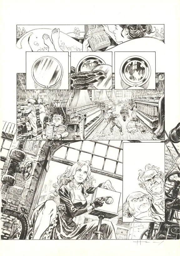 Planche noir et blanc, Shi, Black Friday (T.5), Josep Homs