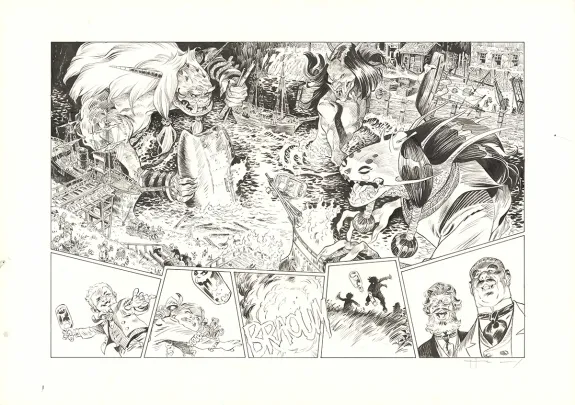 Black and white original page, Shi, Victoria (T.4), Josep Homs