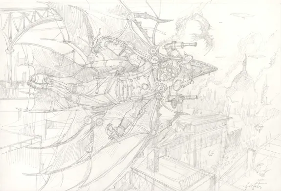 Crayonné, Steampunk, Didier Graffet