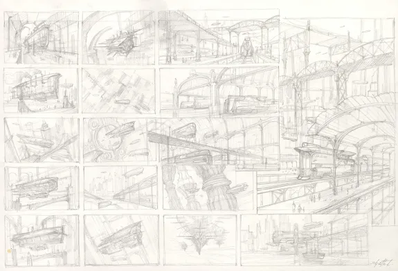 Sketch, Steampunk, Didier Graffet