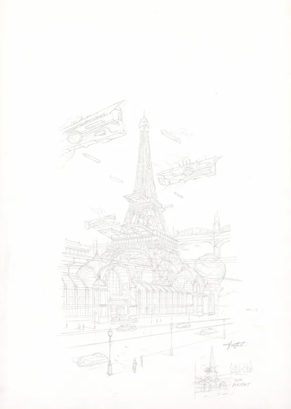 Sketch, Steampunk, Didier Graffet