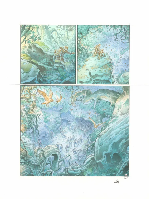 Planche couleur, Les Hautes Herbes,  Grun