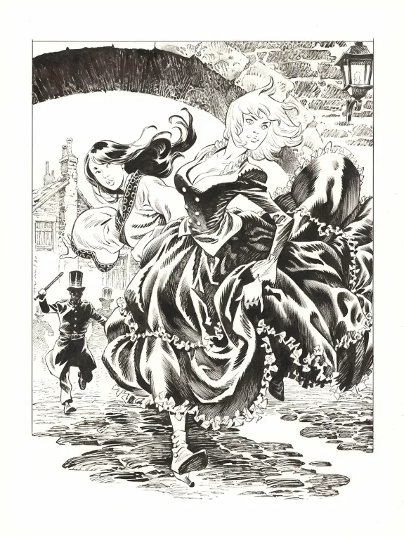 Black and white illustration, Shi, Josep Homs