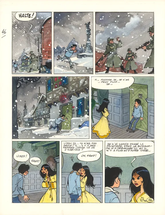 Planche couleur, La 27e lettre,  Will