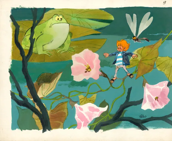 Colored illustration, Antoine et l'anneau magique,  Will