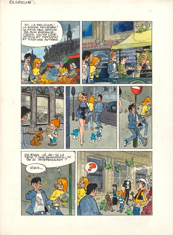 Planche couleur, À la découverte de l'Europe,  Will