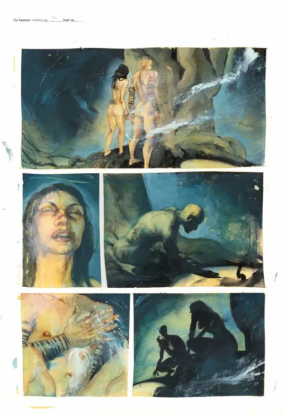 Planche couleur, The Fountain, Kent Williams