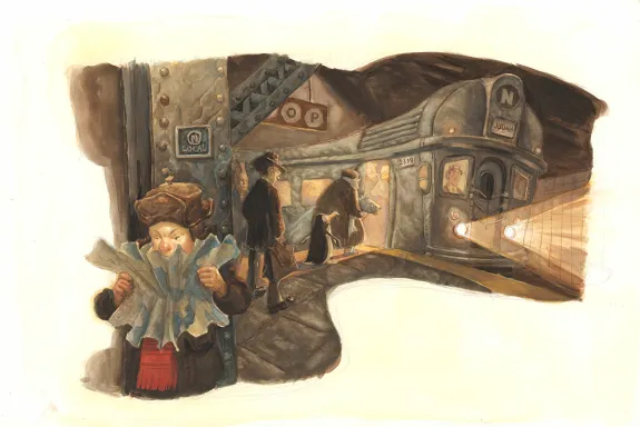 Colored illustration, Robert Mackenzie