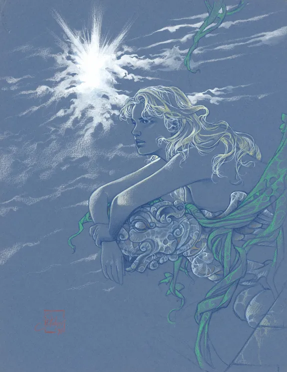 Illustration couleur, Le Roman de Malemort, Eric Stalner