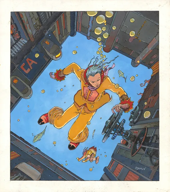 Cover, Les Eaux de Mortelune, Intégrale II, Philippe Adamov