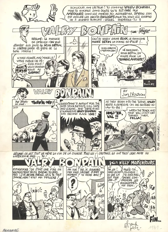 Color layout, Théodore Poussin, Frank Le Gall