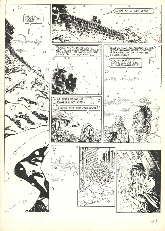 Planche noir et blanc, Kogaratsu, Marc Michetz