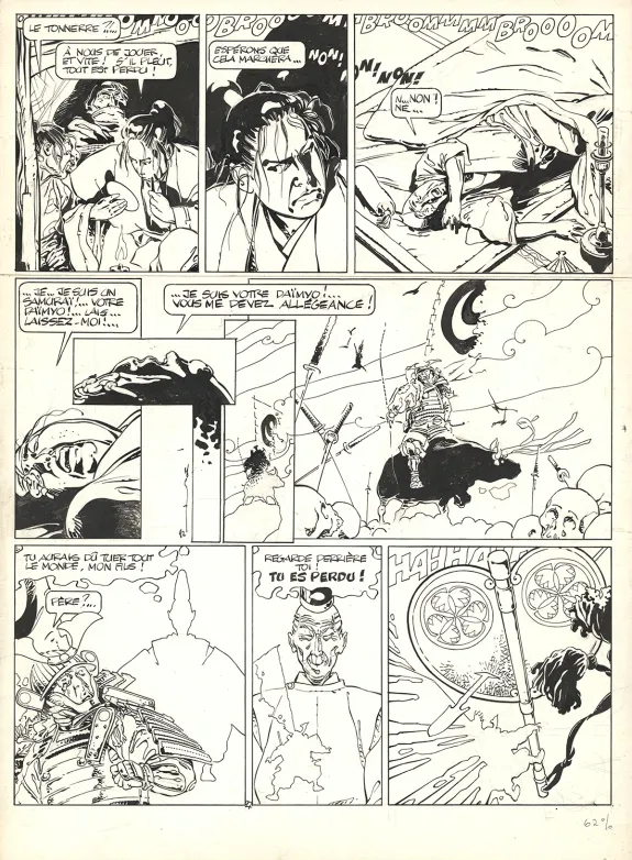 Planche noir et blanc, Kogaratsu, Marc Michetz