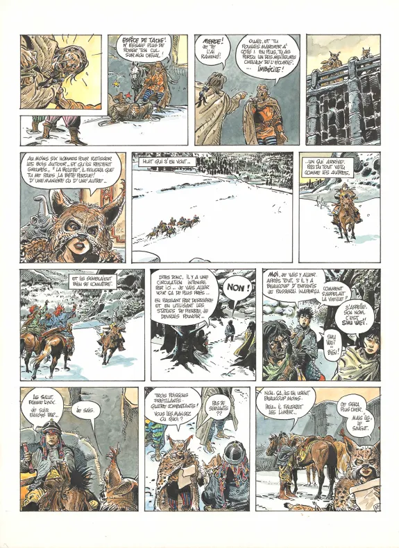 Planche couleur, Poupée d'ivoire, Le Sang de mon père (T.3),  Franz