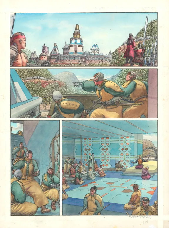 Colored original page, Castaka, Dayal : Le Premier Ancêtre (T.1),  Das Pastoras