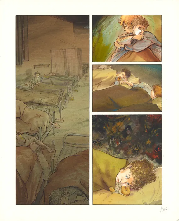 Planche couleur, Pain d'alouette, Première époque (T.1), Christian Lax