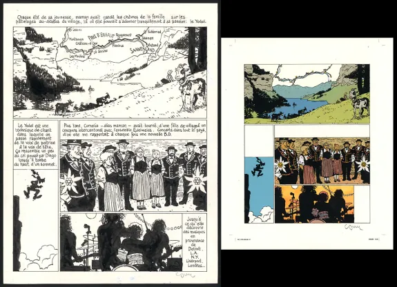 Planche noir et blanc, Yiyun,  Cosey
